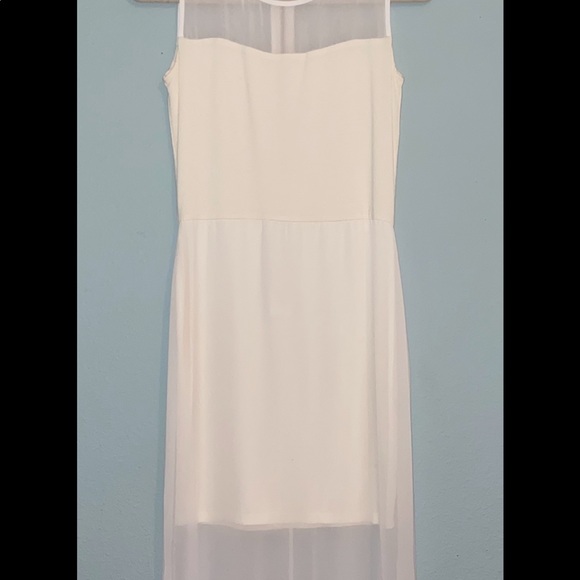 Vince Camuto Floor-Length See-Through White Dress - Picture 4 of 4